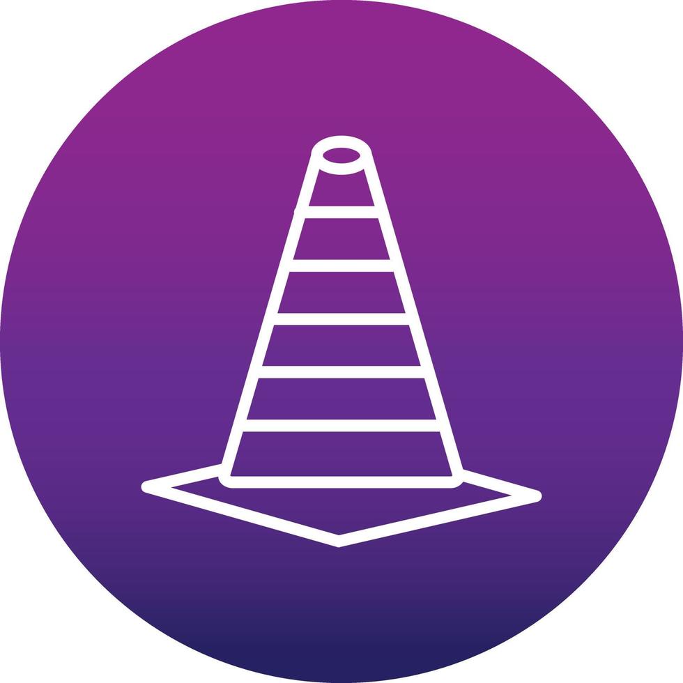 Traffic Cone Vector Icon 15774589 Vector Art at Vecteezy
