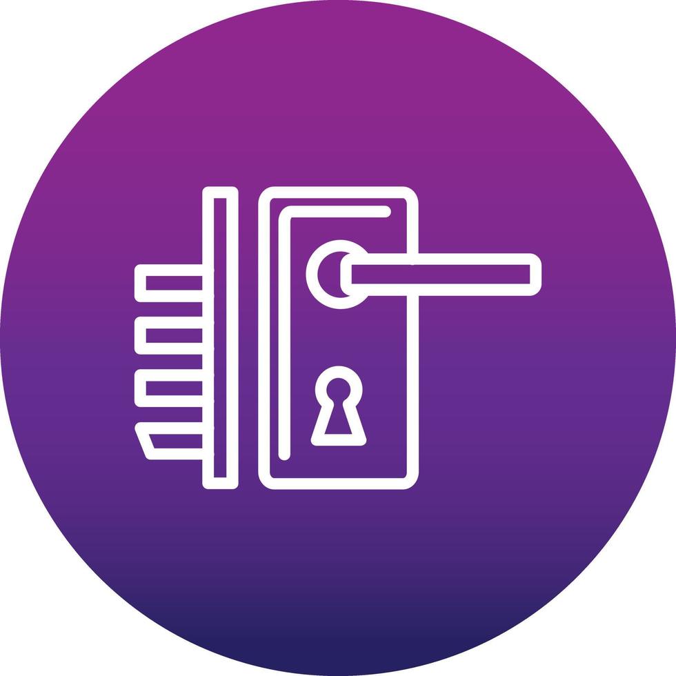 Door Lock Vector Icon