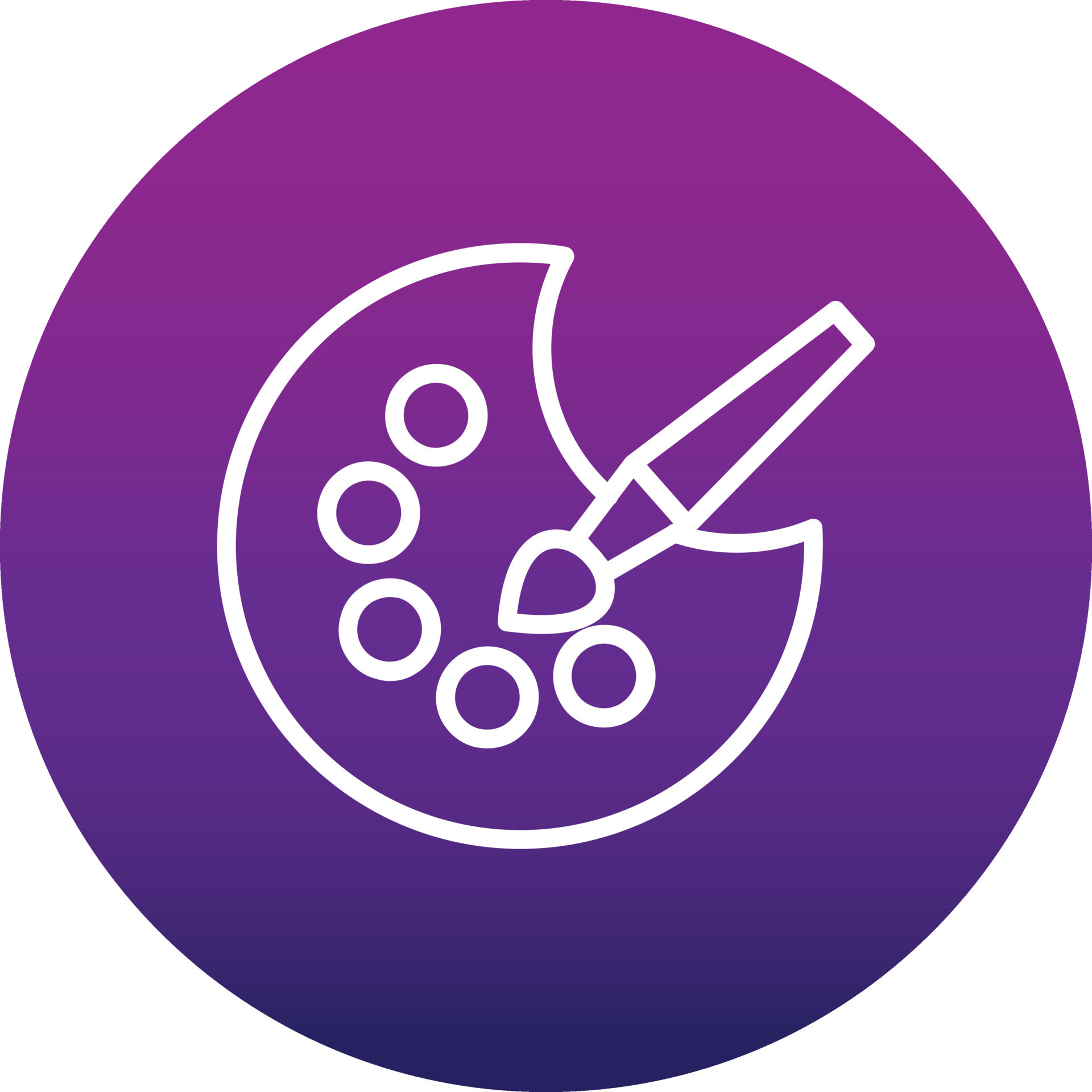 Paint Palette Vector Icon 15774776 Vector Art at Vecteezy