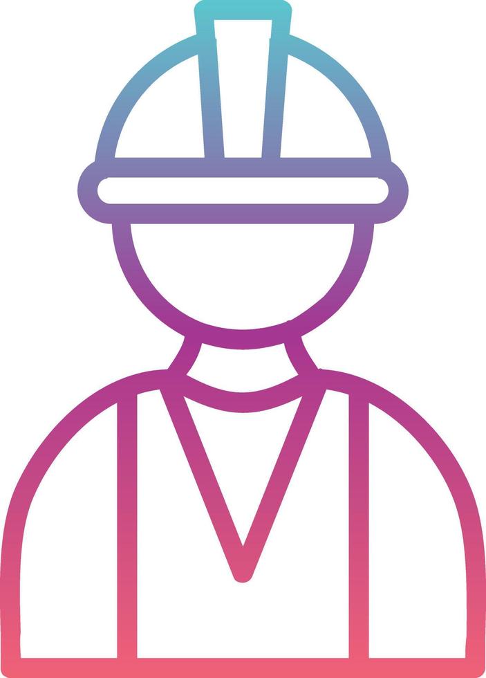 Construction Worker Vector Icon