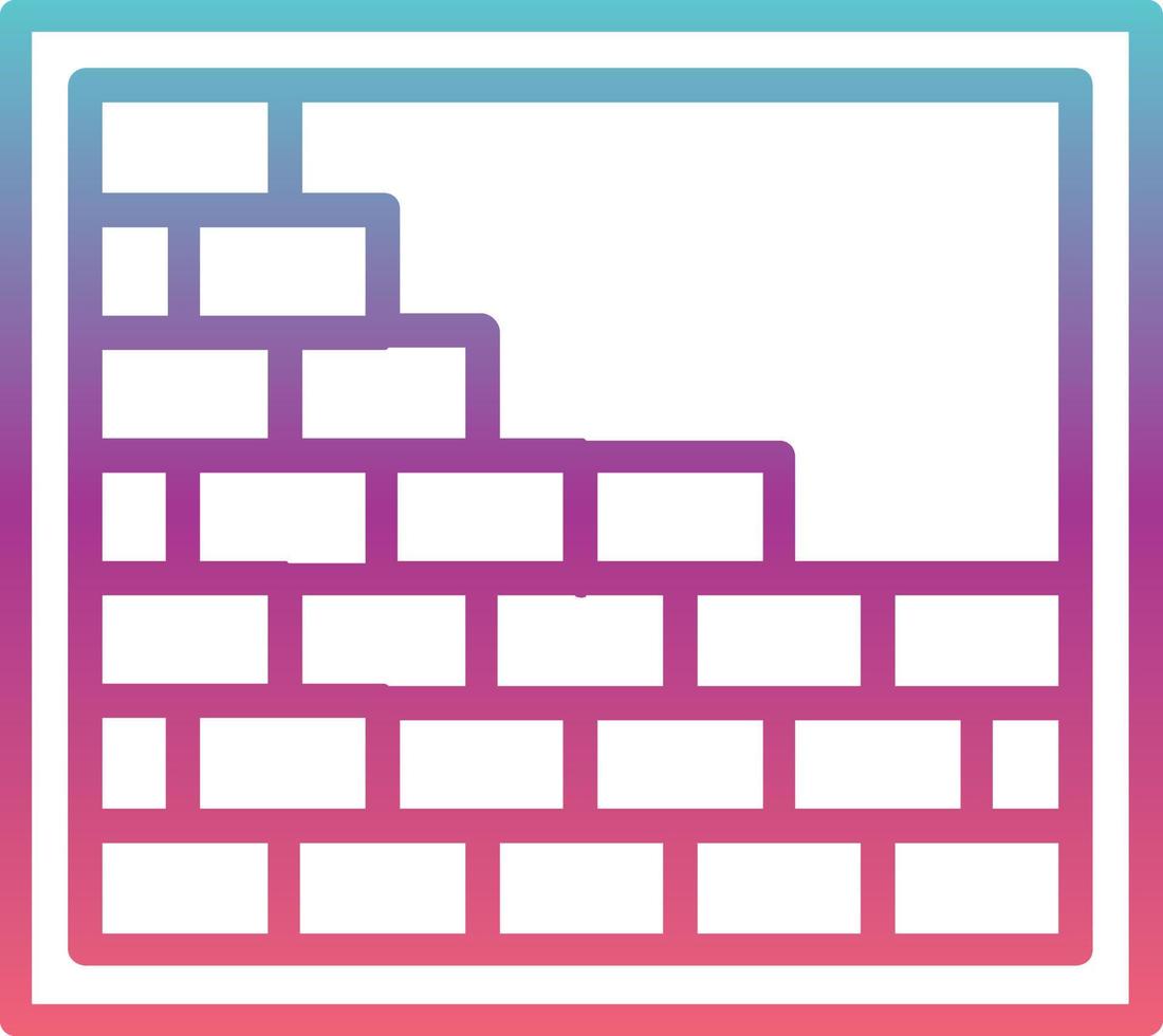 Brick Wall Vector Icon