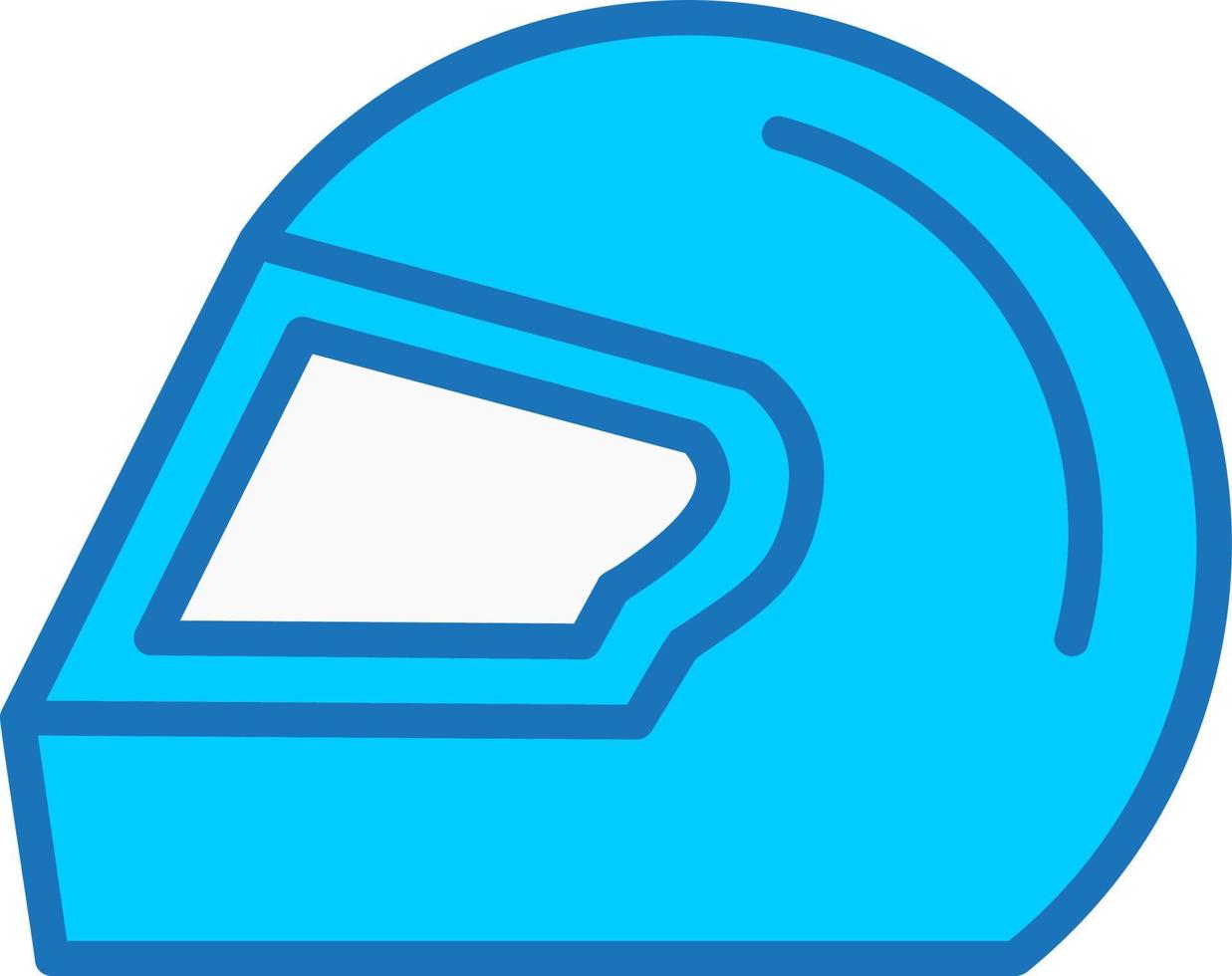 icono de vector de casco