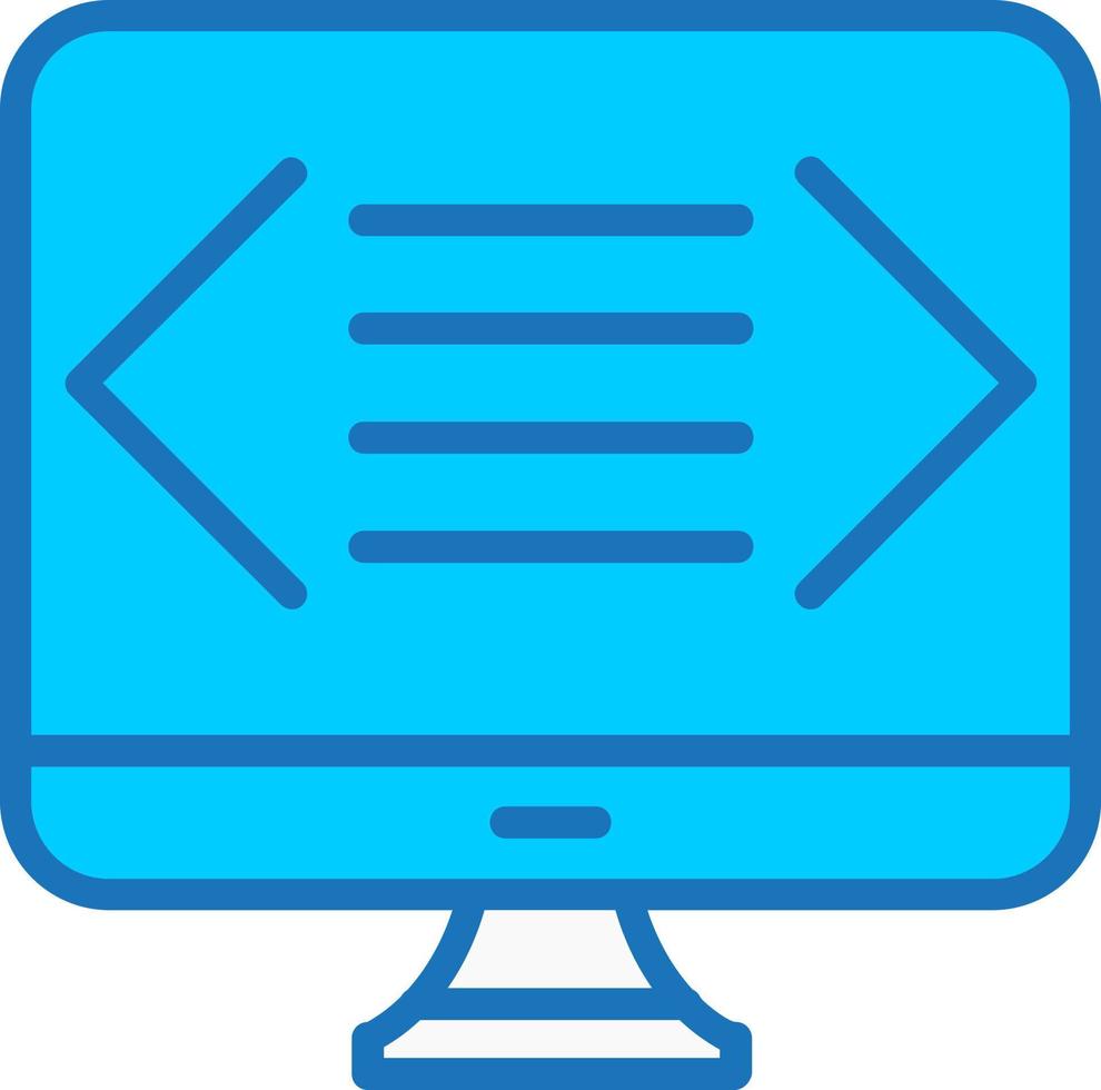 Computer Vector Icon