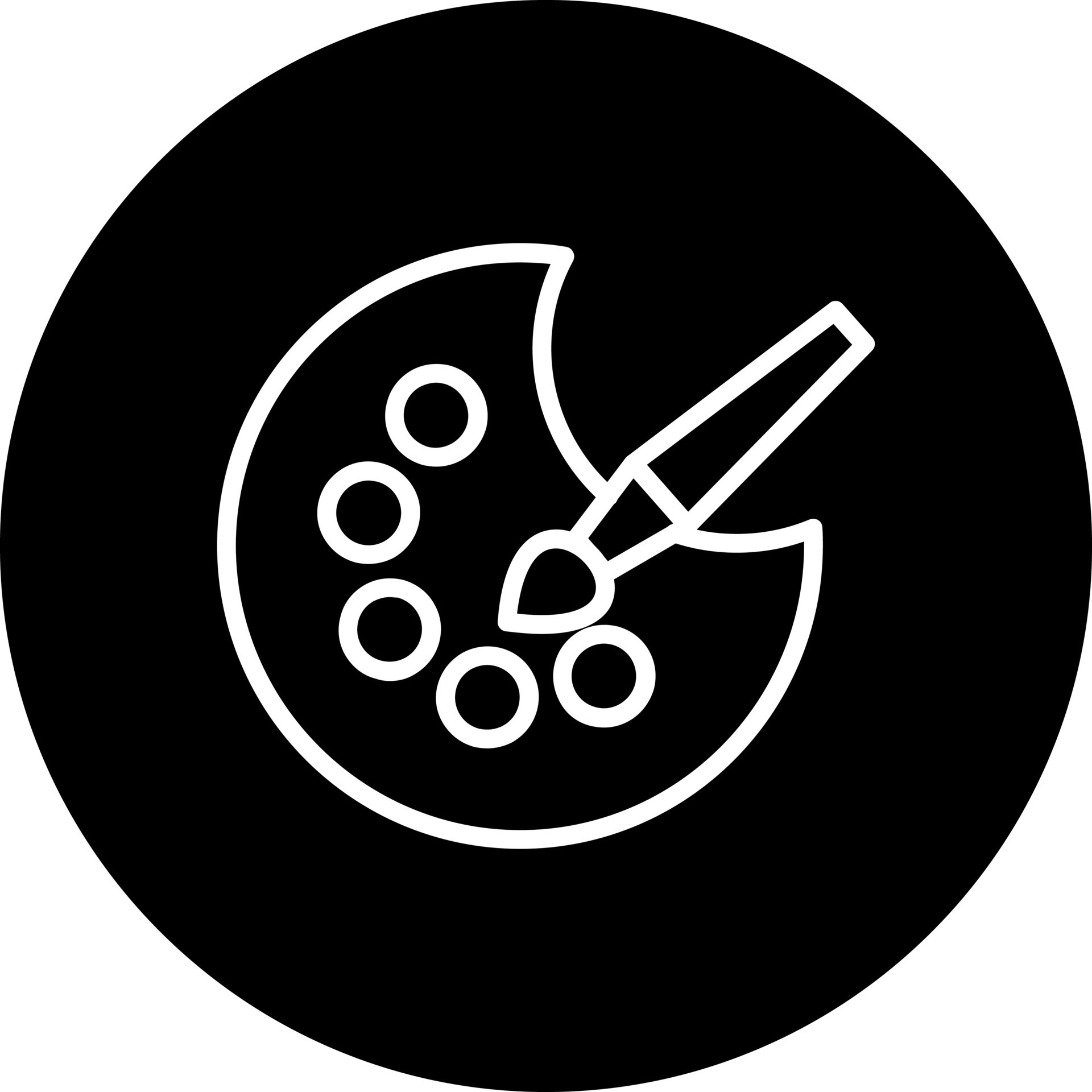 Paint Palette Vector Icon 15775421 Vector Art at Vecteezy