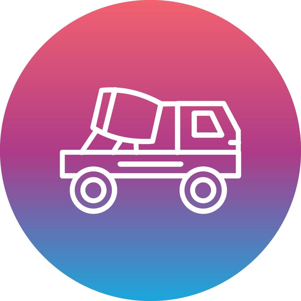 Concrete Mixture Vector Icon