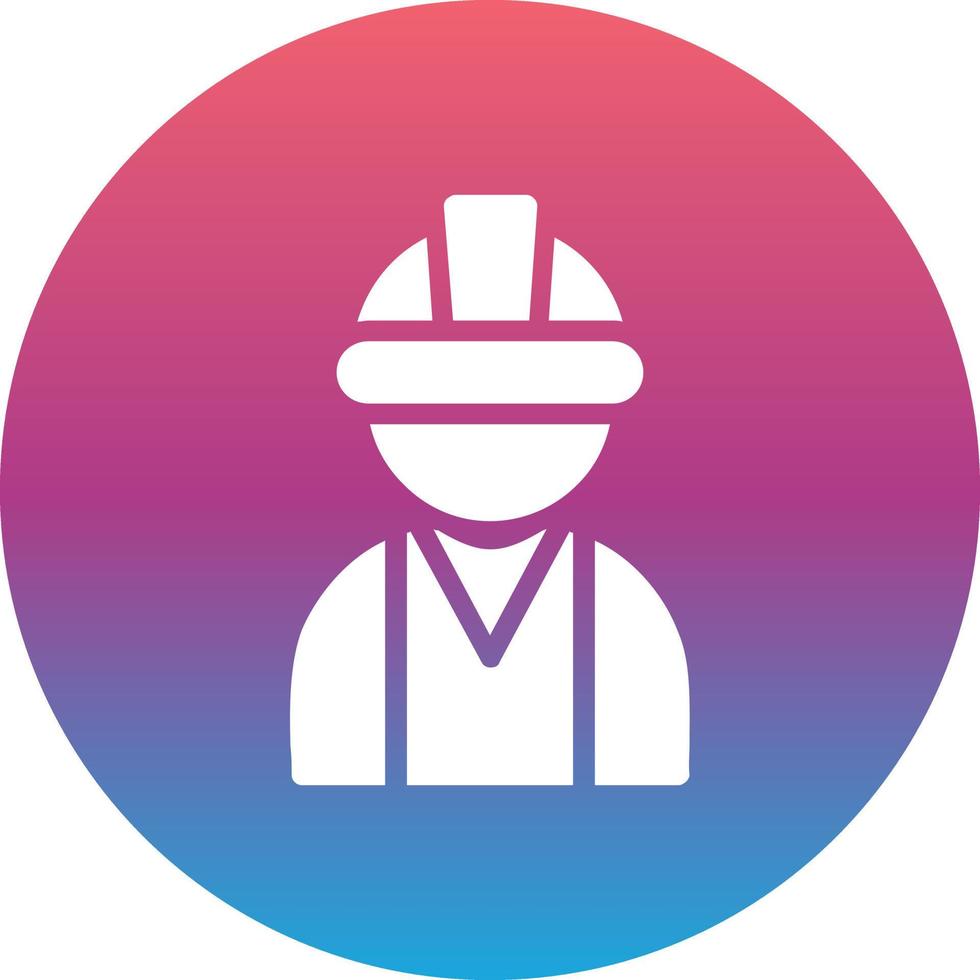 Construction Worker Vector Icon