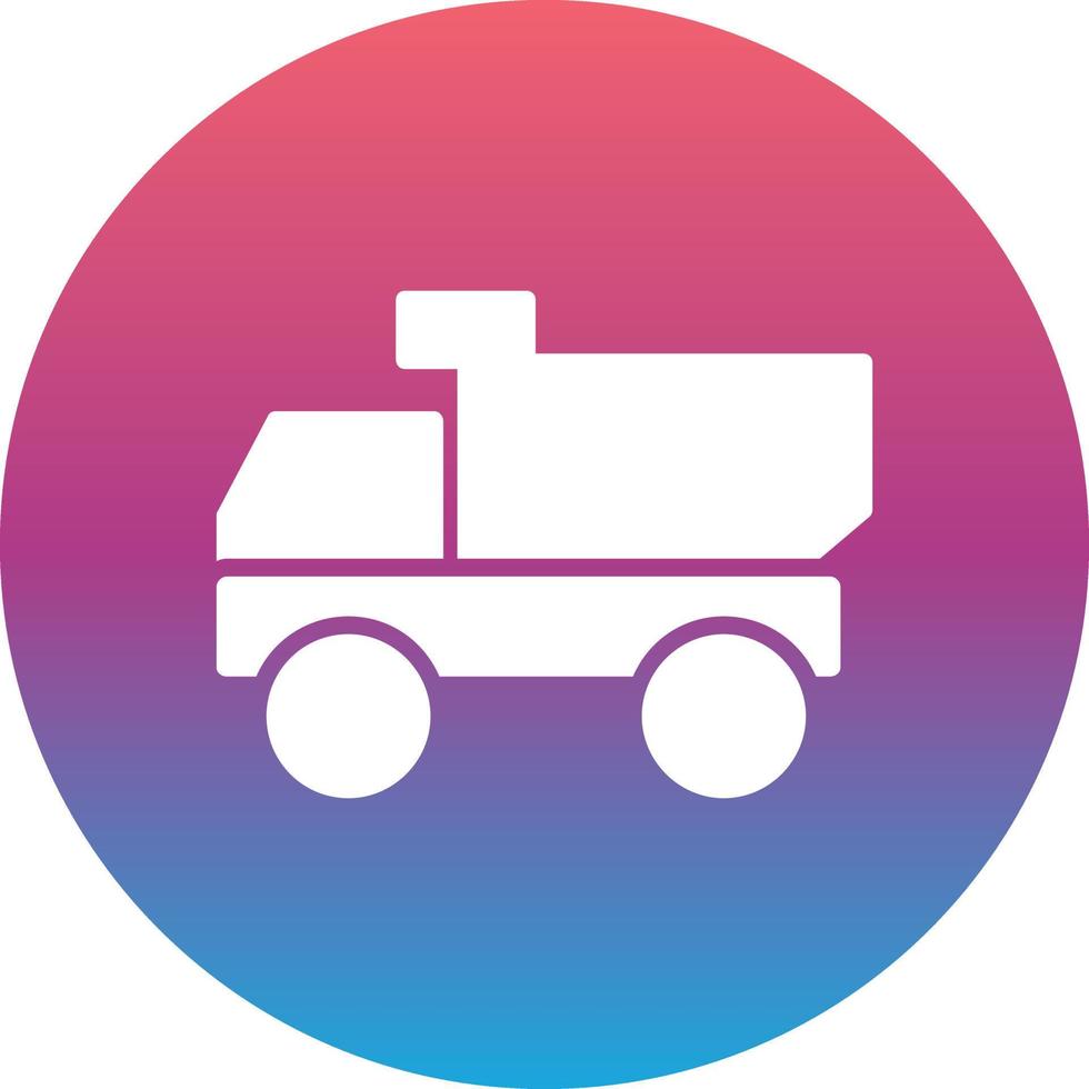 Dumper Truck Vector Icon