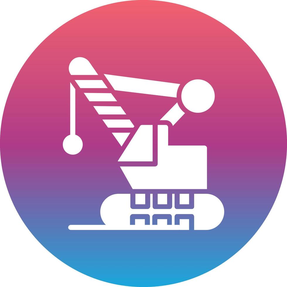 Demolition Machine Vector Icon