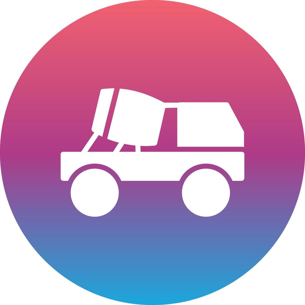 Concrete Mixture Vector Icon