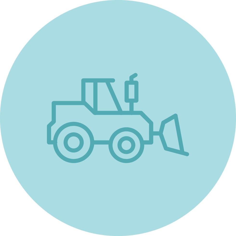 Bulldozer Vector Icon