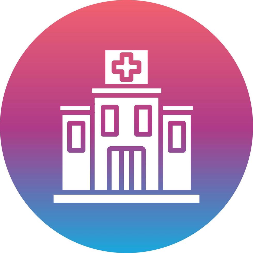 Hospital Building Vector Icon