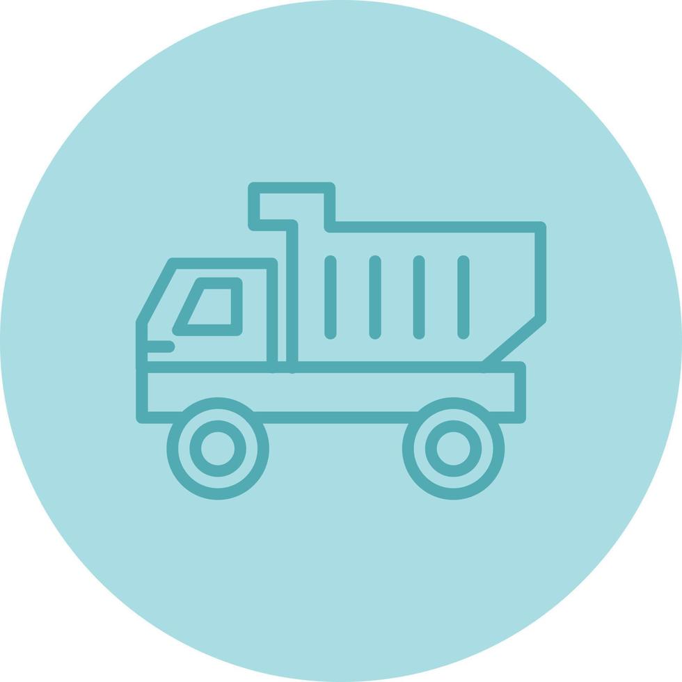 Dumper Truck Vector Icon