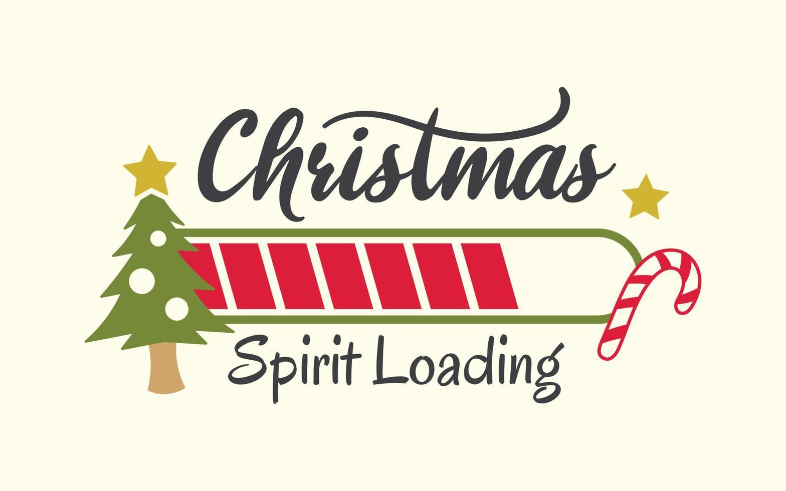 Beautiful typography design for Christmas vector