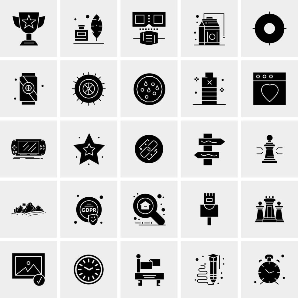 25 Universal Business Icons Vector Creative Icon Illustration to use in web and Mobile Related project