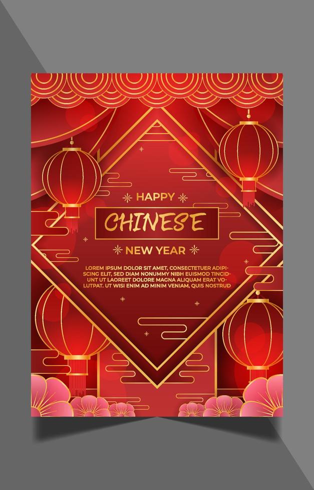 Chinese New Year Poster vector