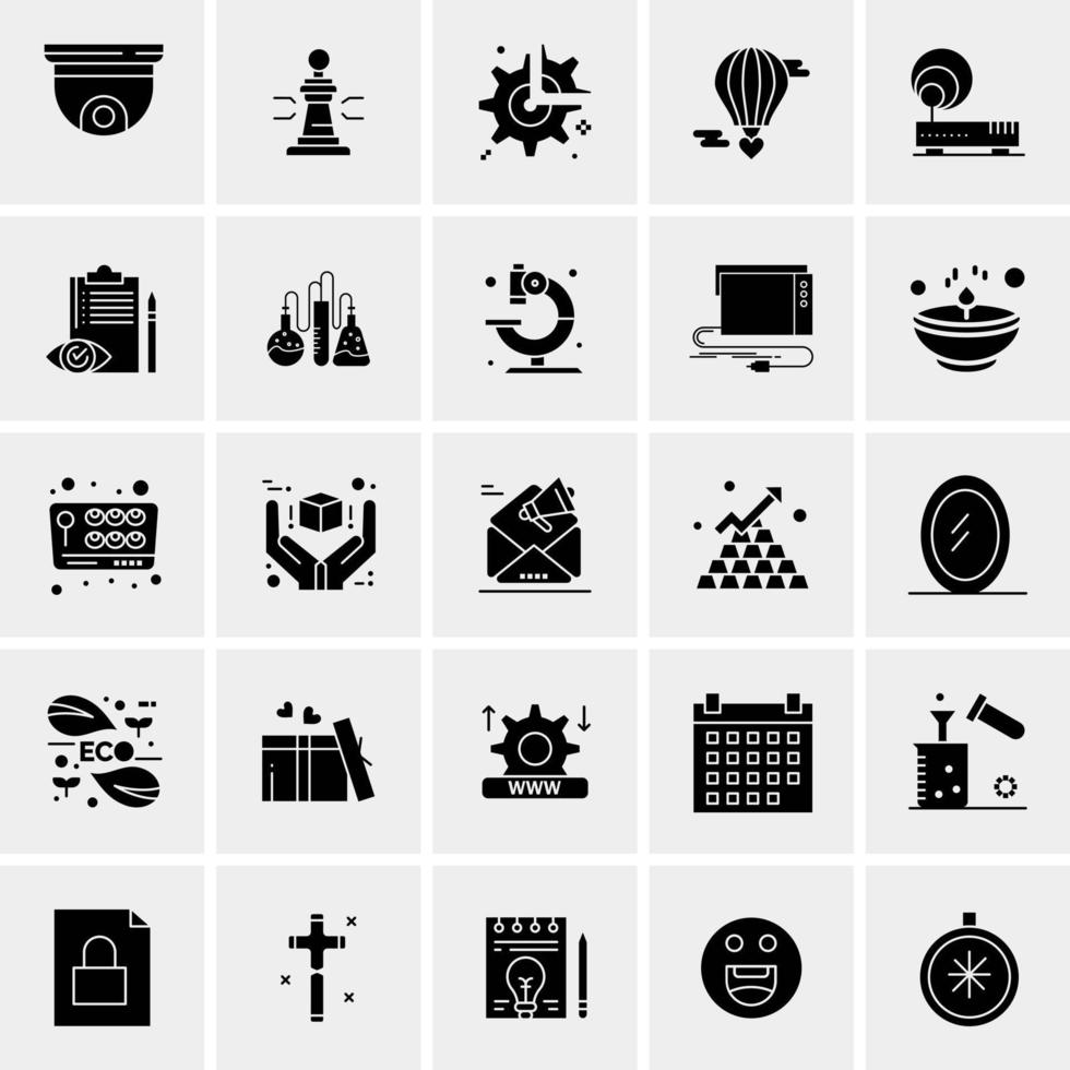 25 Universal Business Icons Vector Creative Icon Illustration to use in web and Mobile Related project