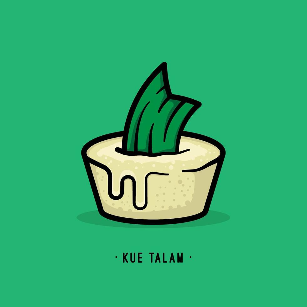 Simple hand drawn asian food vector