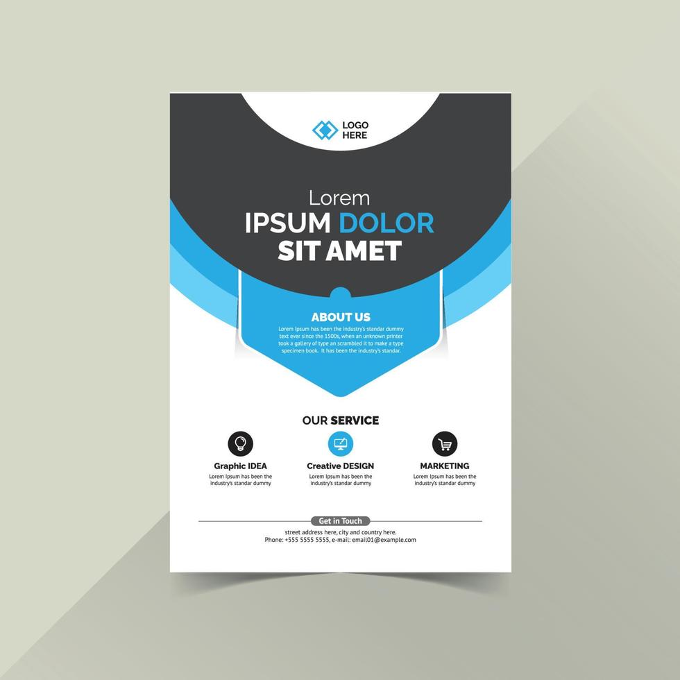 Business Flyer Template Vector File