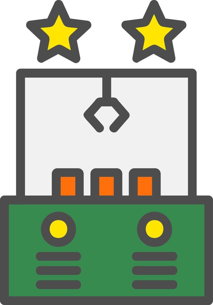 Claw Machine Vector Icon