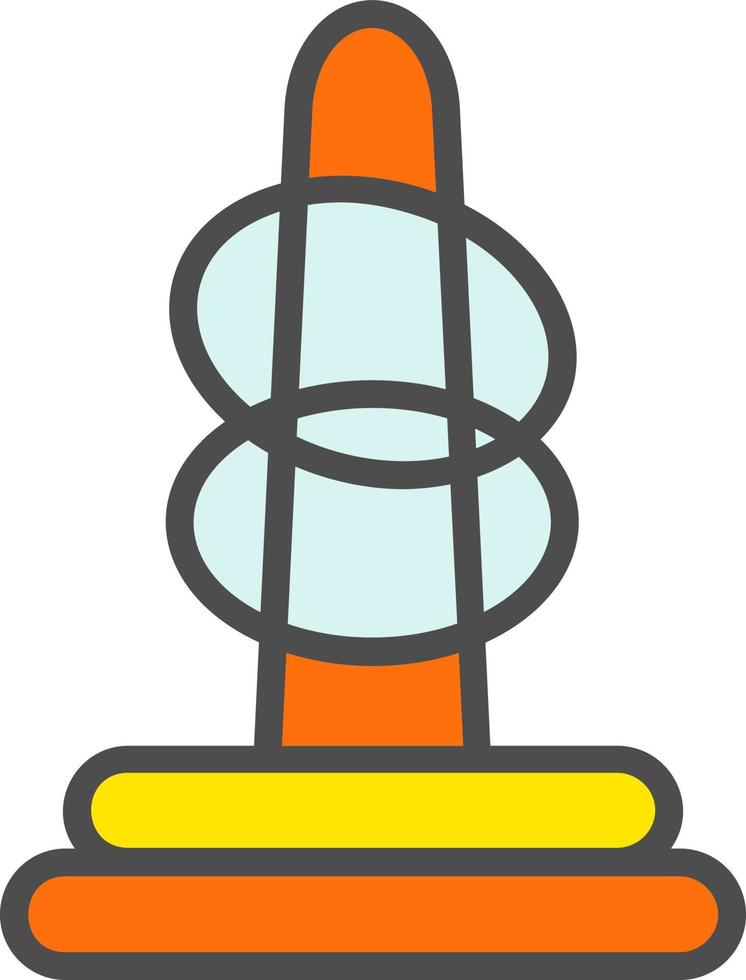 Ring Toss Vector Icon