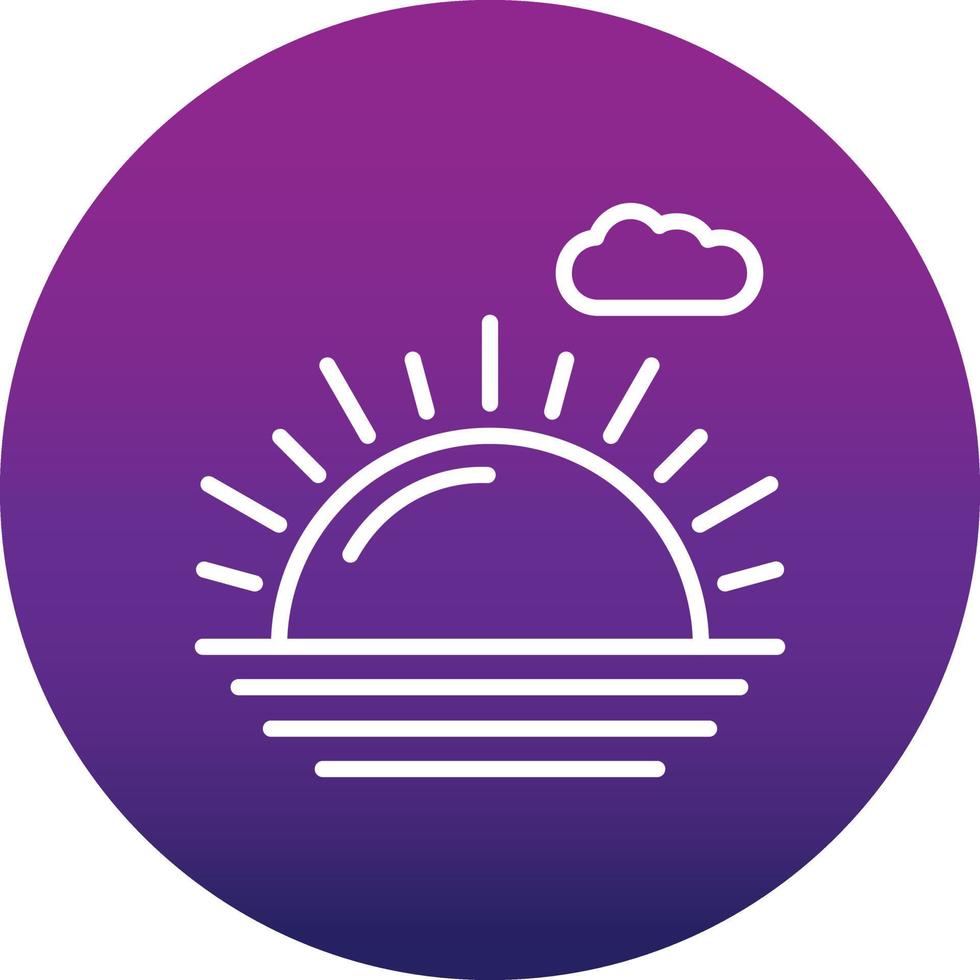 Sunrise Vector Icon