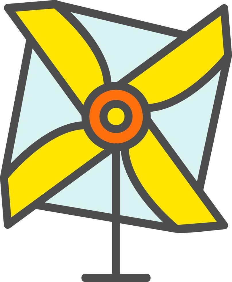 Pinwheel Vector Icon