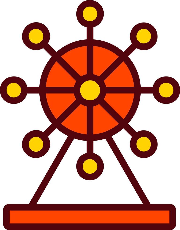 Ferris Wheel Vector Icon