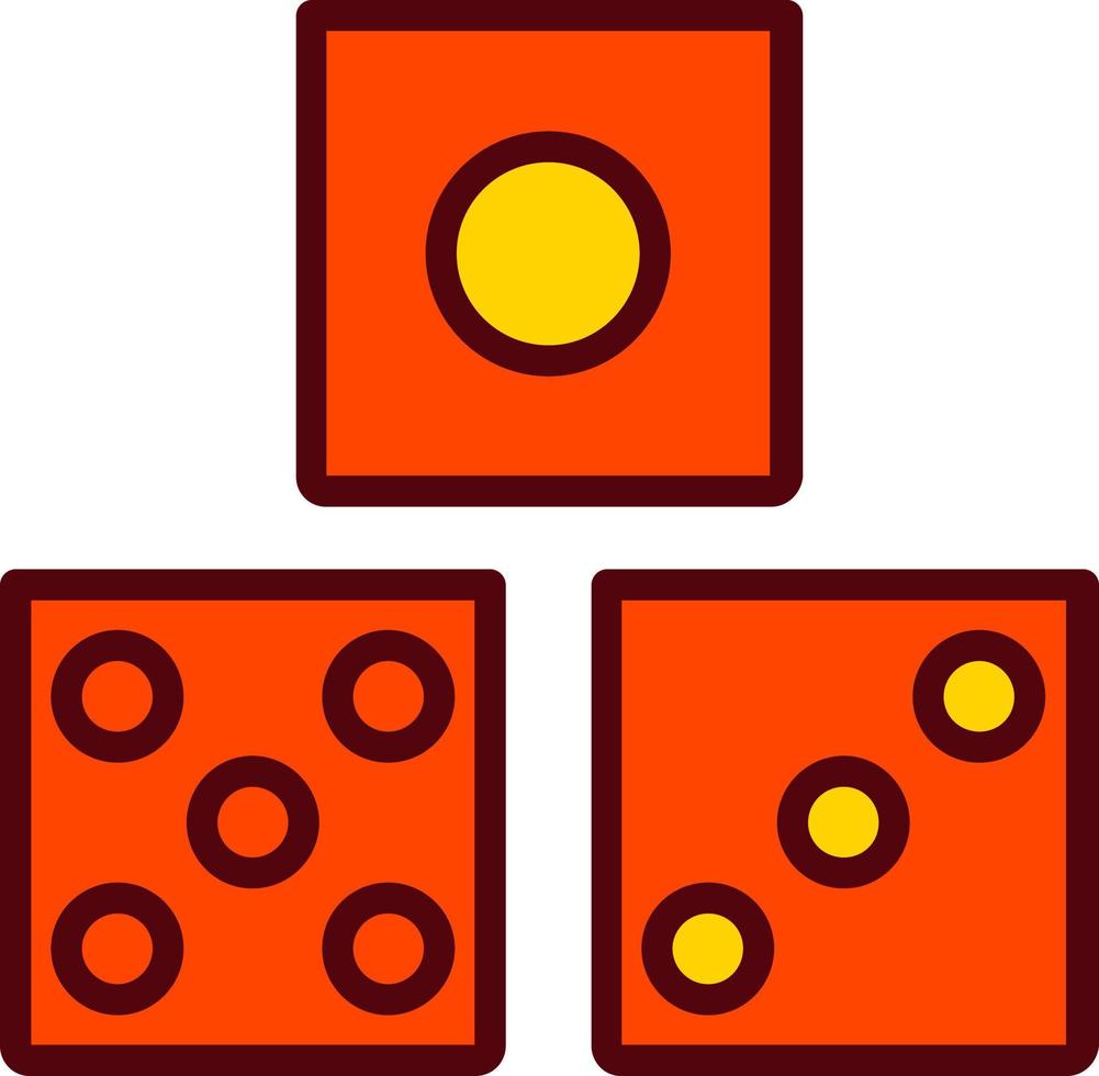 Dices Vector Icon