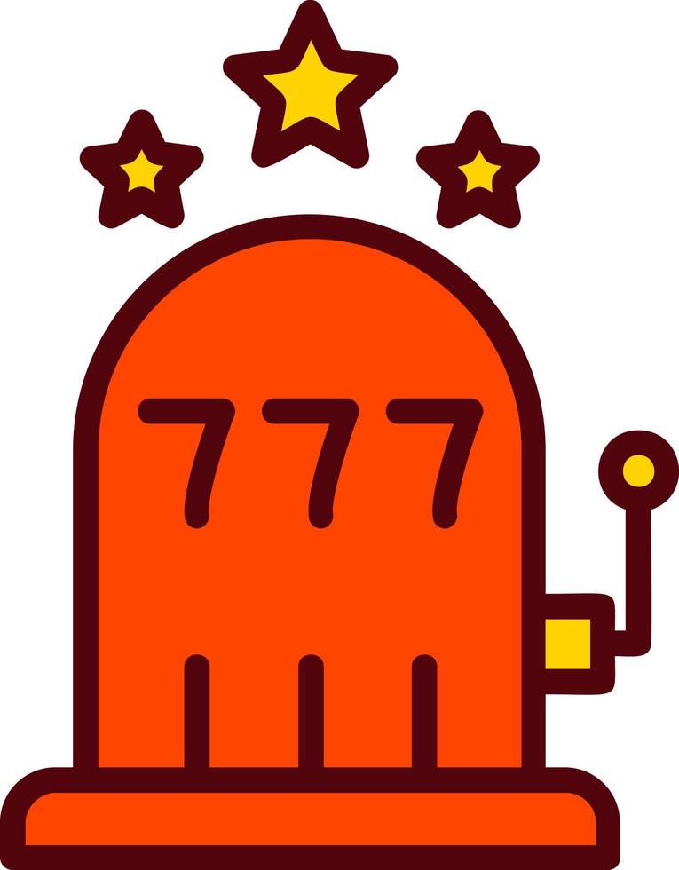 Slot Machine Vector Icon