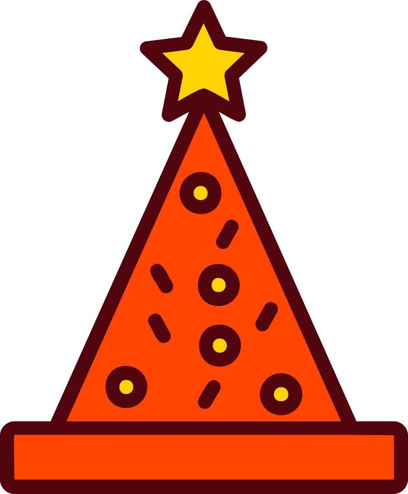 icono de vector de sombrero de fiesta