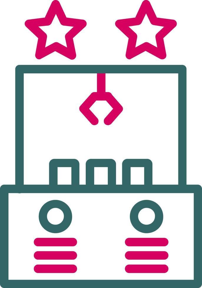 Claw Machine Vector Icon