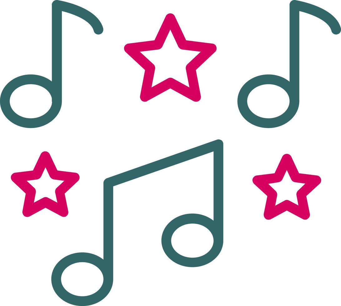 Musical Notes Vector Icon