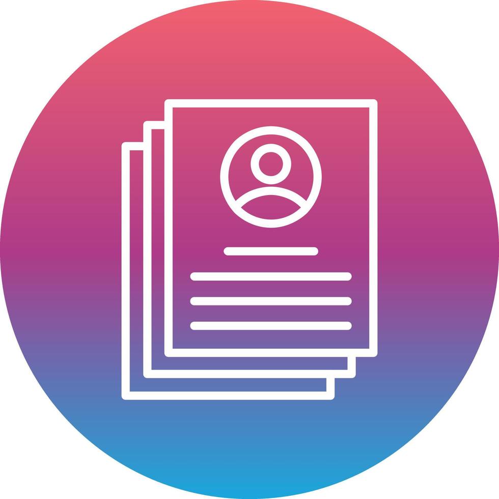 Candidates Vector Icon