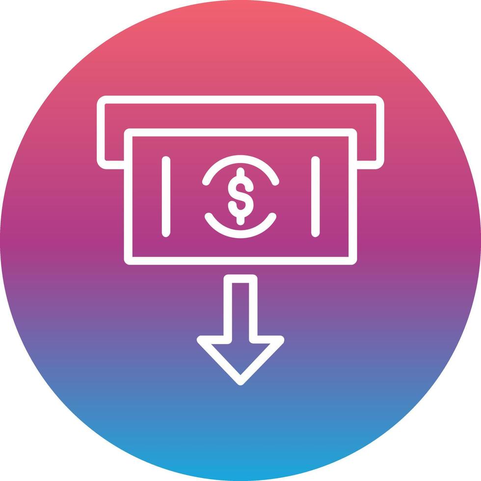 Withdraw Vector Icon