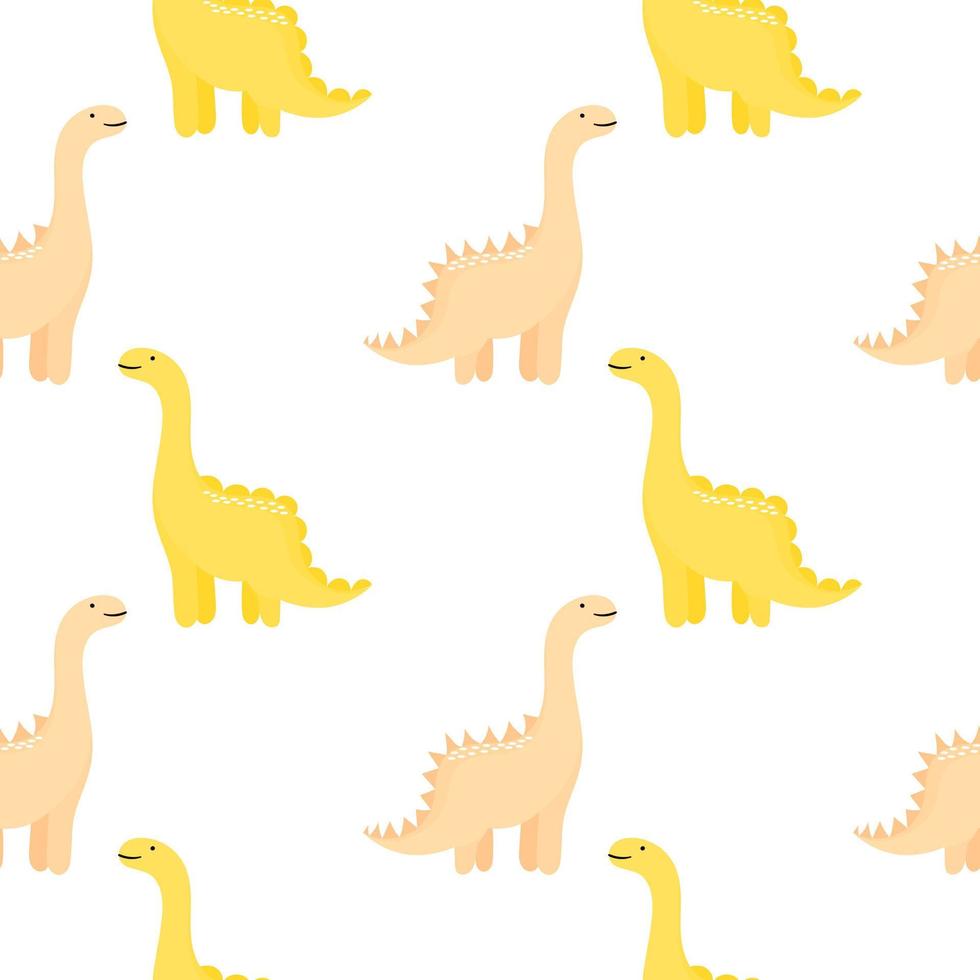 dinosaur illustration seamless pattern vector