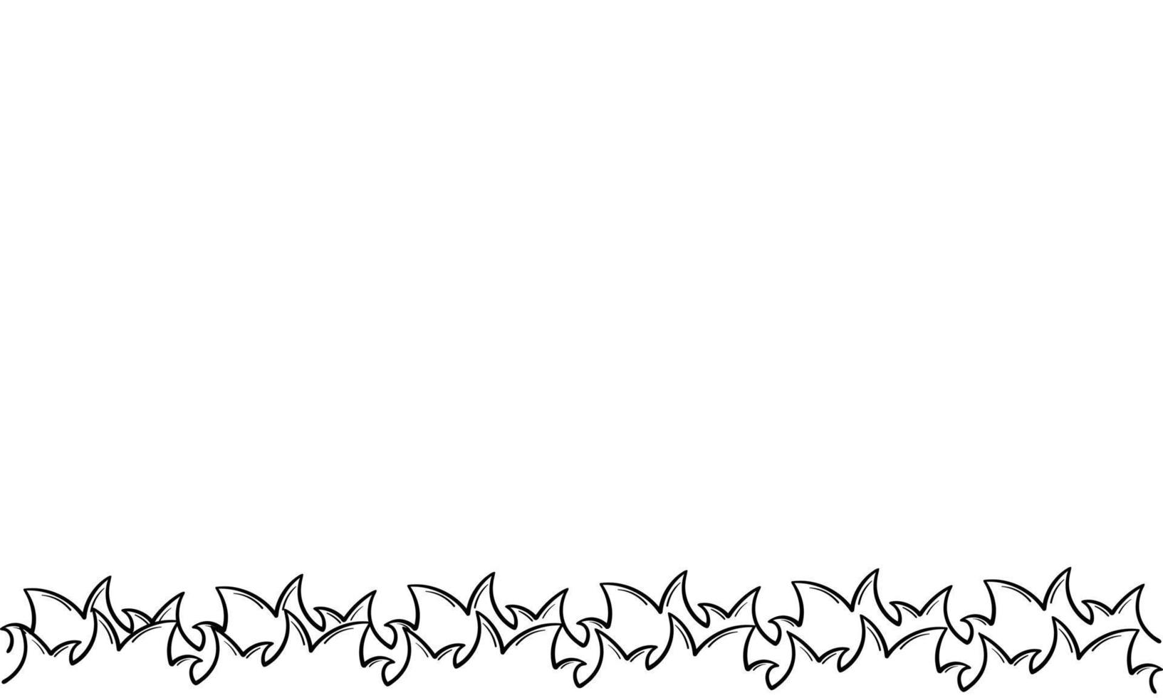 grass hand drawn background vector