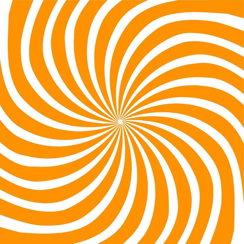 retro naranja sol brust horizontal vector