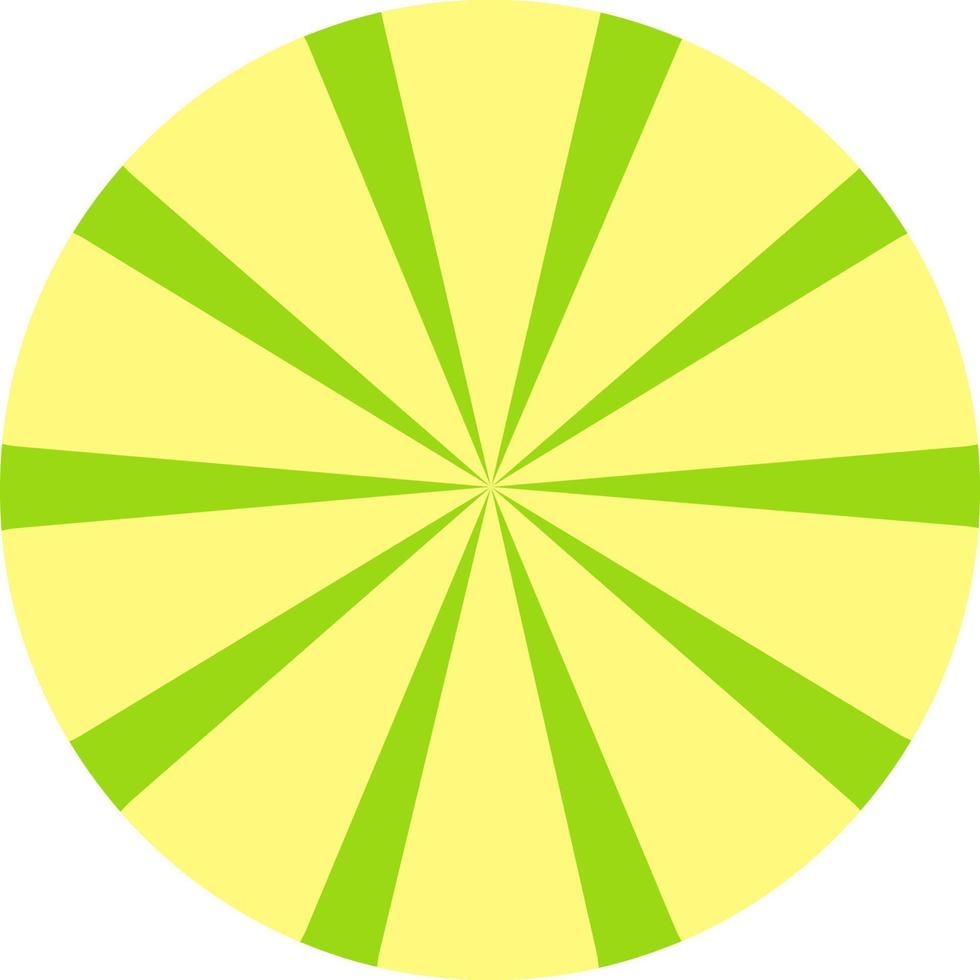 Circular Ray Sunburst vector