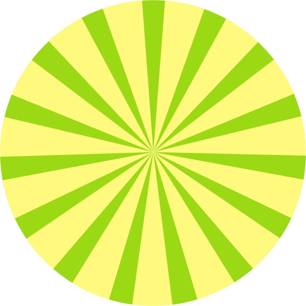 Circular Ray Sunburst vector