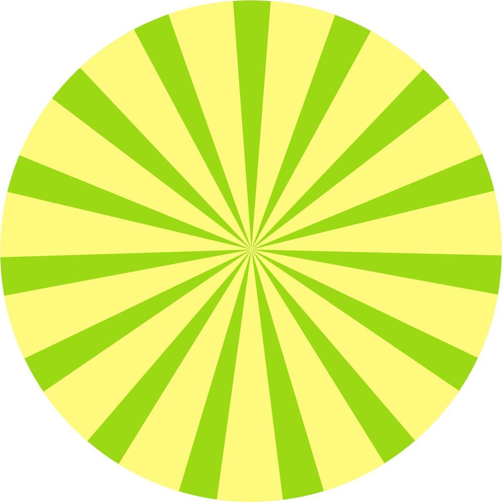 Circular Ray Sunburst vector