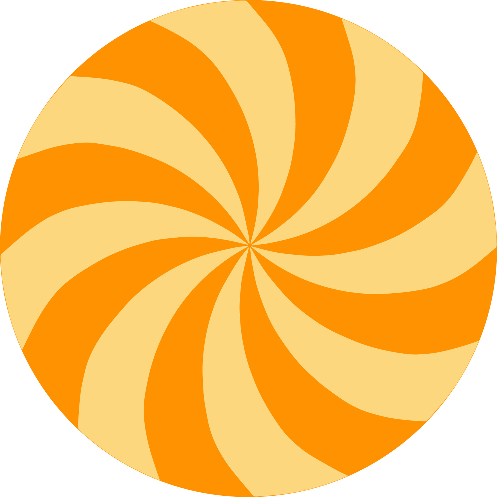 Retro Orange Sun Brust Horizontal 15778548 Vector Art at Vecteezy