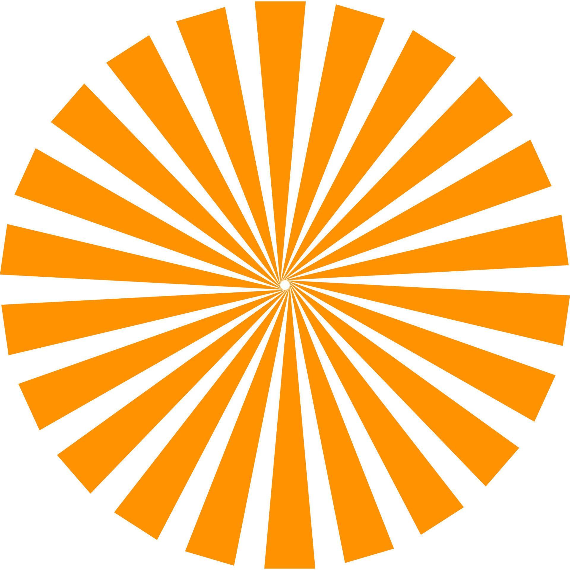 Retro Orange Sun Brust Horizontal 15778552 Vector Art at Vecteezy