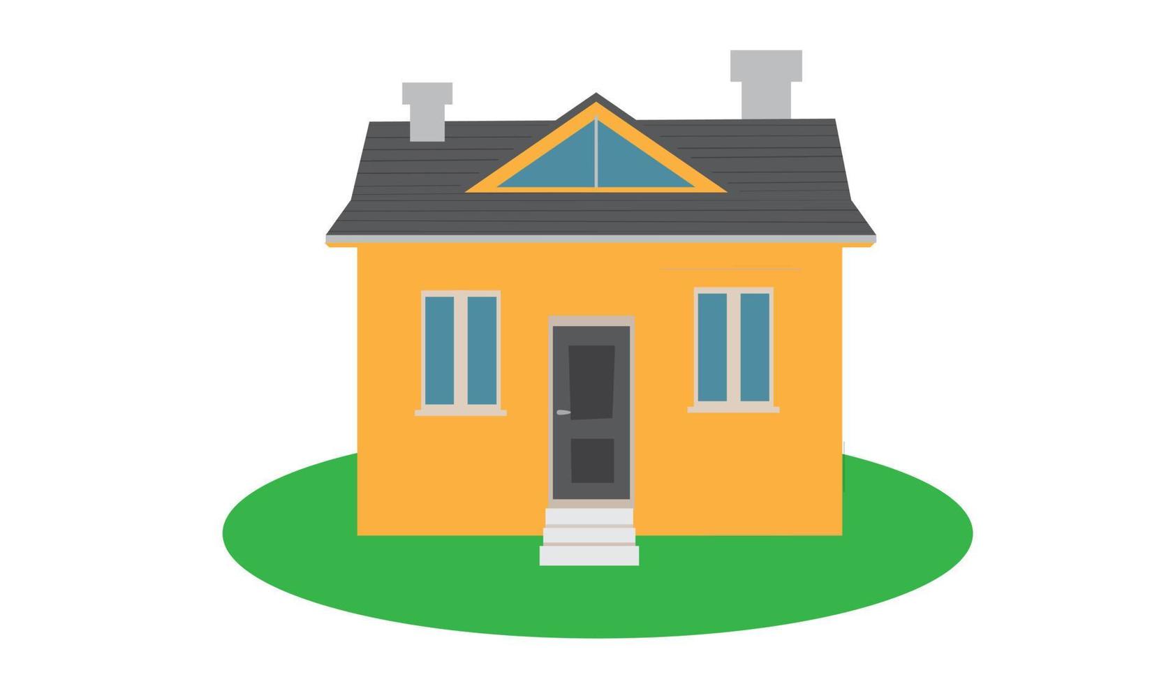 exterior house isolated icon vector illustration design