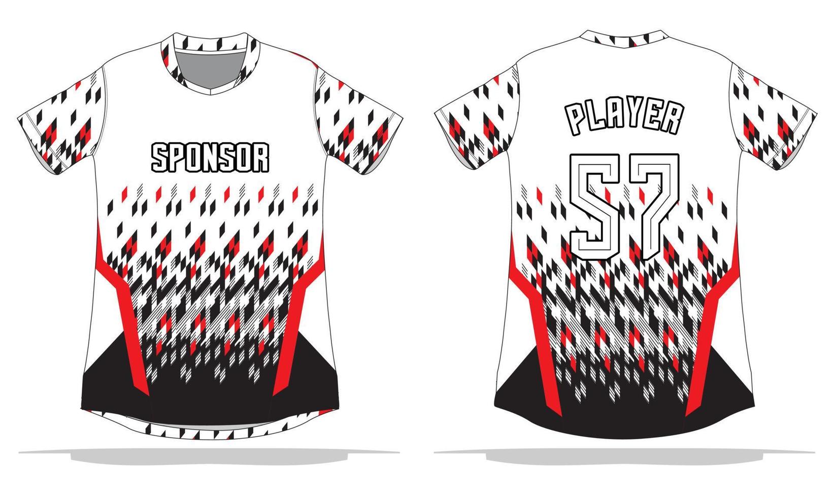 diseño de fondo de patrón uniforme deportivo vector