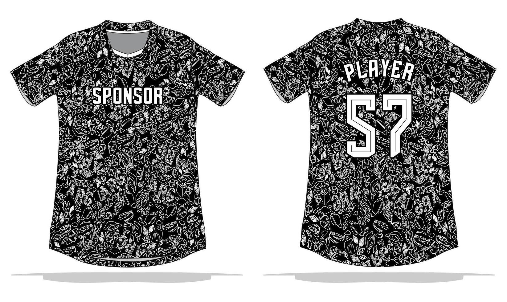 sport uniform pattern background design vector