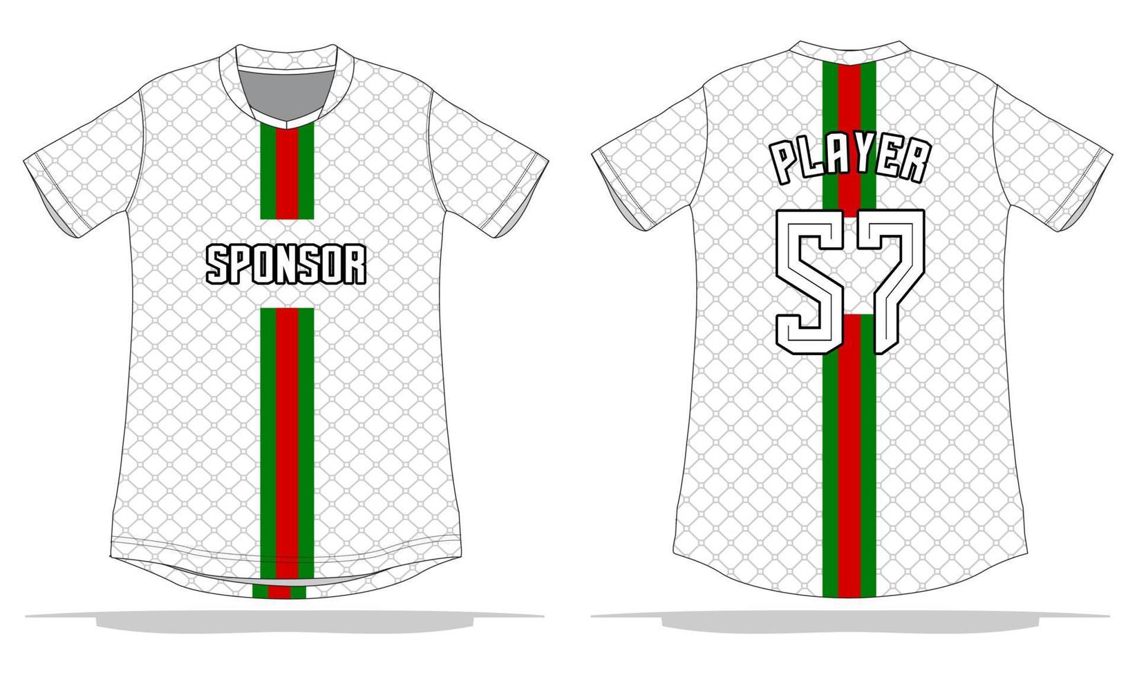 diseño de fondo de patrón uniforme deportivo vector