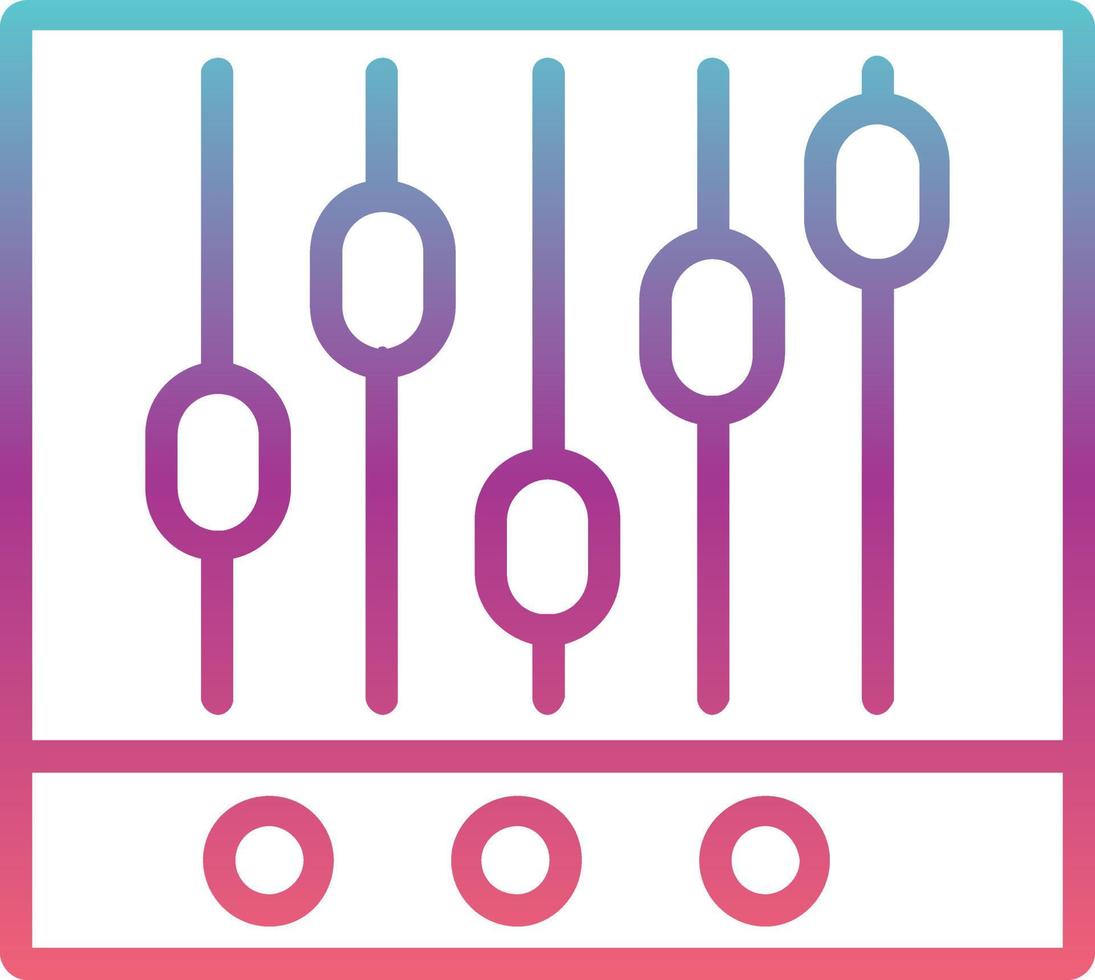 Music Equalizer Vector Icon