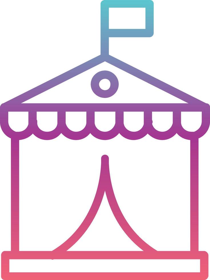 Circus Tent Vector Icon