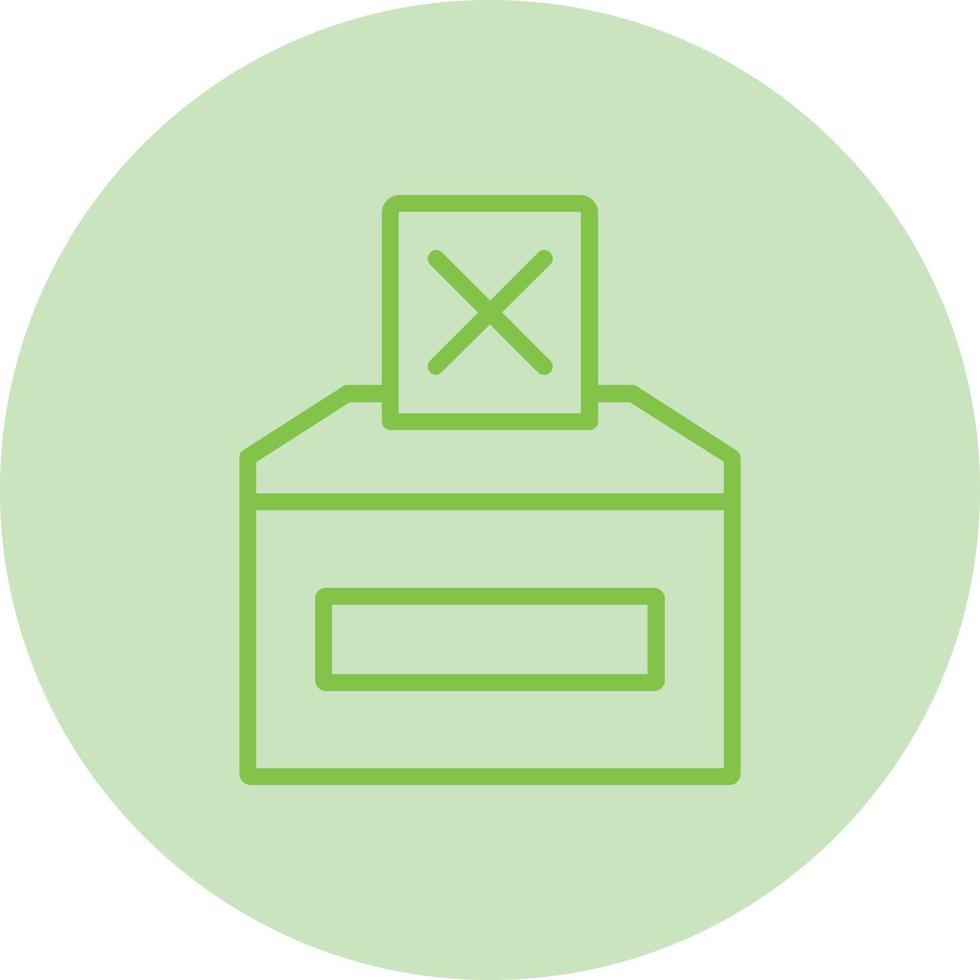 Vote No Vector Icon