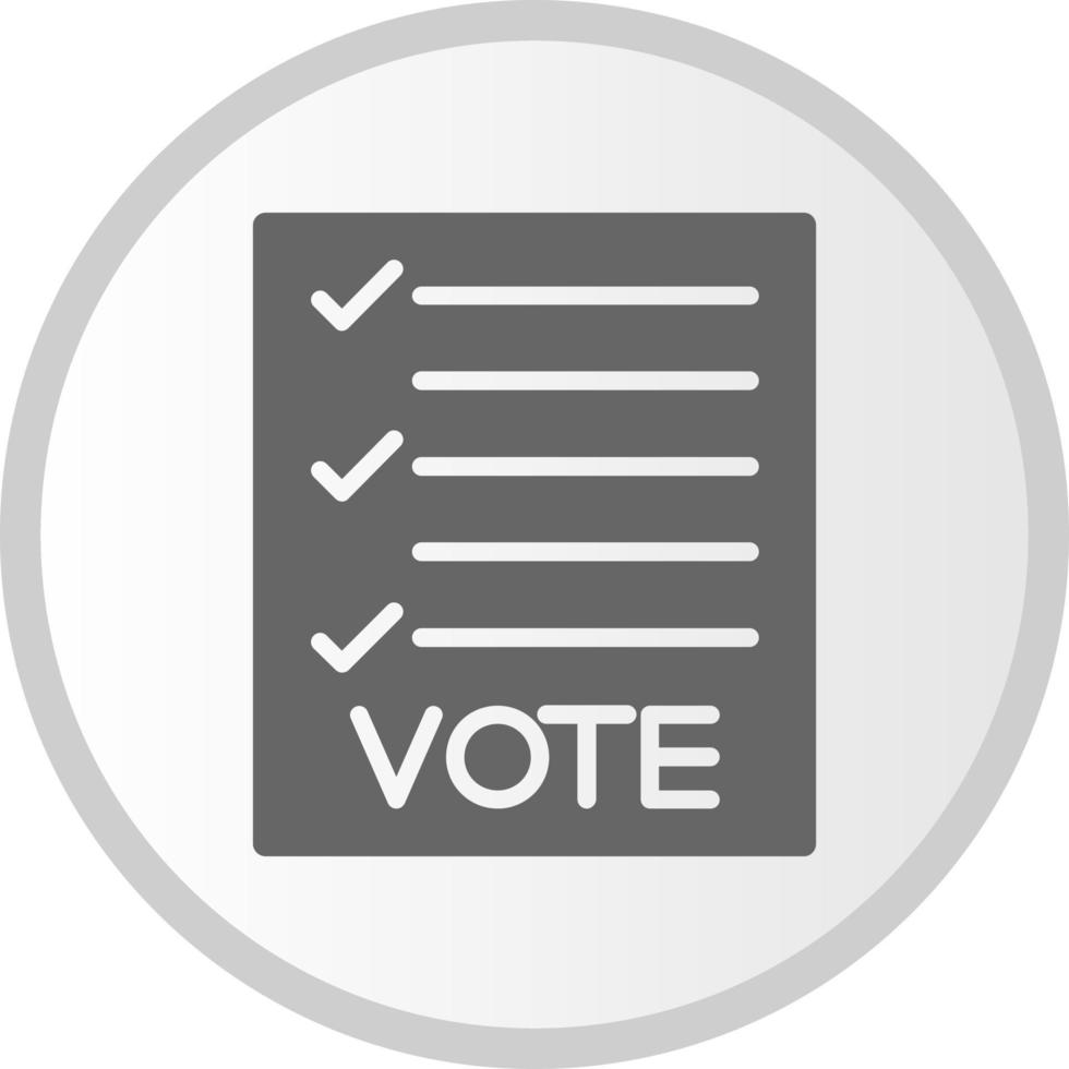 Ballot Vector Icon